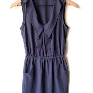 Xtaren Navy Blue Sleeveless Dress, Size Small